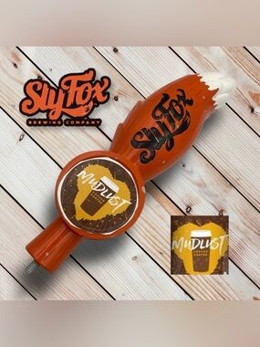 Sly Fox Brewing Company Tap Handle Mudlust Coffee Porter Breweriana